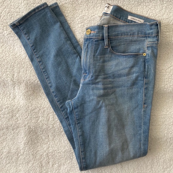 Frame Denim "Le Skinny" Light Denim Jeans - Picture 7 of 10
